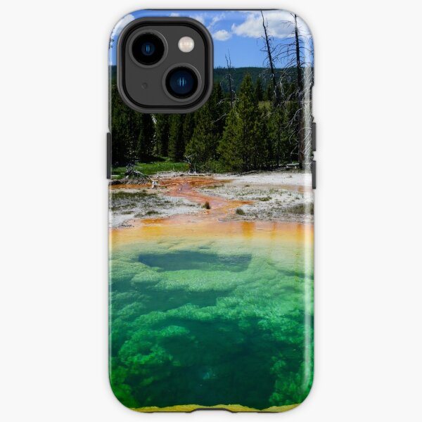 Morning glory hot spring, Yellowstone iPhone Tough Case RB1608 product Offical yellowstone Merch