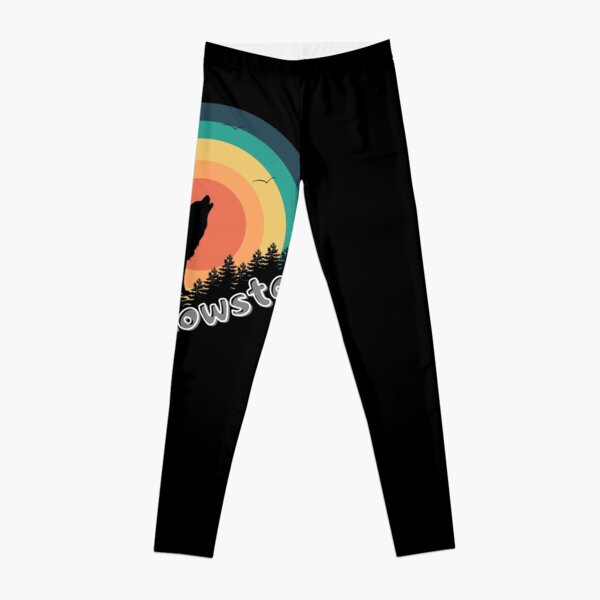 wolf Yellowstone national park  Leggings RB1608 product Offical yellowstone Merch