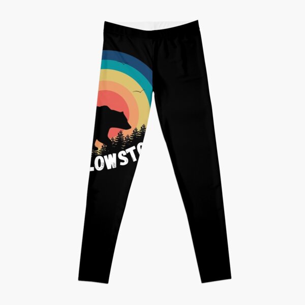 bear Yellowstone national park  Leggings RB1608 product Offical yellowstone Merch