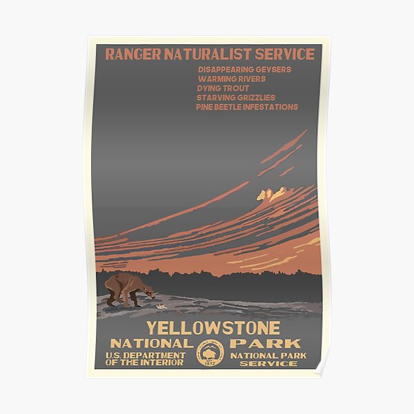 National Parks 2050: Yellowstone Poster RB1608 product Offical yellowstone Merch