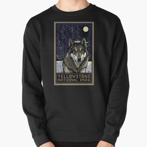 Yellowstone National Park retro  Pullover Sweatshirt RB1608 product Offical yellowstone Merch