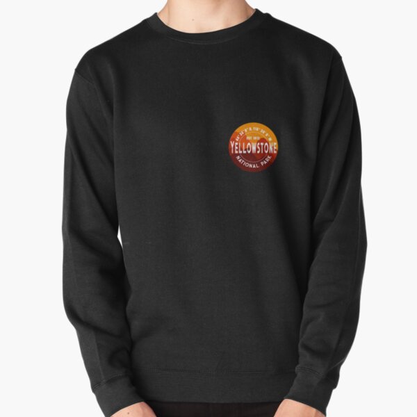 Yellowstone National Park Classic Design with GPS Location Pullover Sweatshirt RB1608 product Offical yellowstone Merch