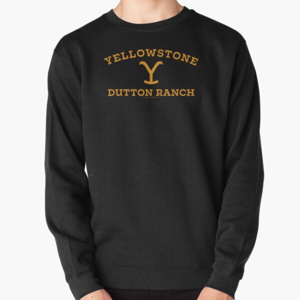 Yellowstone Large Gold Dutton Ranch Logo Pullover Sweatshirt RB1608 product Offical yellowstone Merch