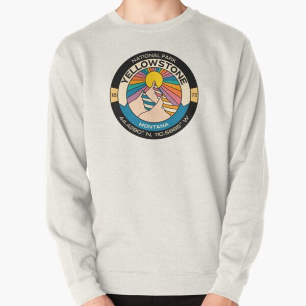 Yellowstone National Park - Montana 1872 Pullover Sweatshirt RB1608 product Offical yellowstone Merch