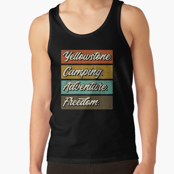 Yellowstone park.Camping adventure Tank Top RB1608 product Offical yellowstone Merch