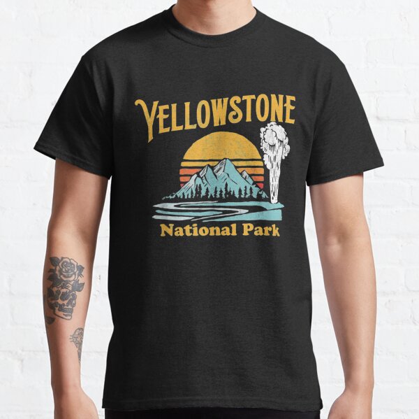 Vintage Yellowstone National Park Retro 80's Classic T-Shirt RB1608 product Offical yellowstone Merch