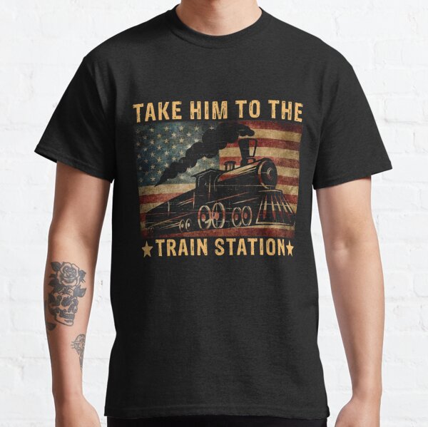 Retro Style Take Him To The Train Station Funny Vintage - Funny Dutton Yellowstone Classic T-Shirt RB1608 product Offical yellowstone Merch