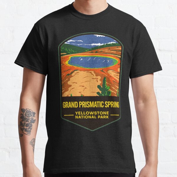 Grand Prismatic Spring Yellowstone National Park Classic T-Shirt RB1608 product Offical yellowstone Merch