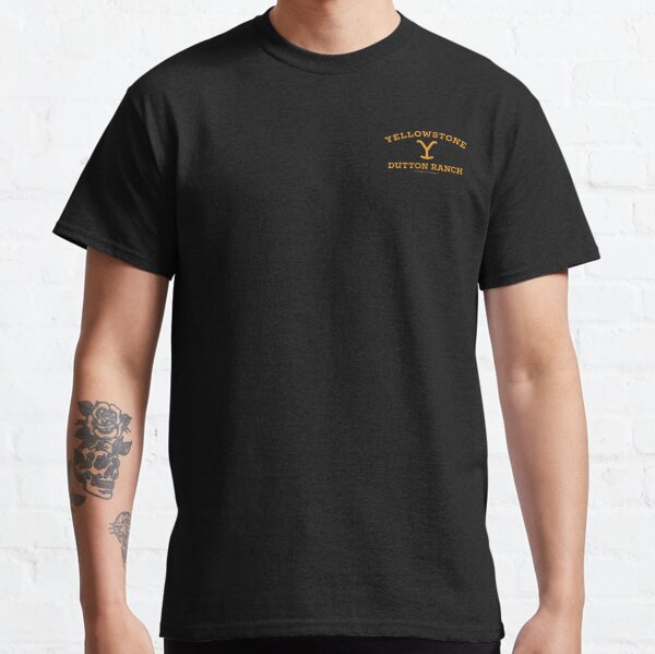 Yellowstone Dutton Ranch Gold Pocket Logo Classic T-Shirt RB1608 product Offical yellowstone Merch