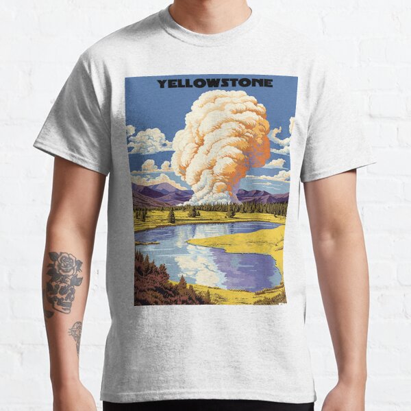 Yellowstone Old Faithful National Park  Classic T-Shirt RB1608 product Offical yellowstone Merch