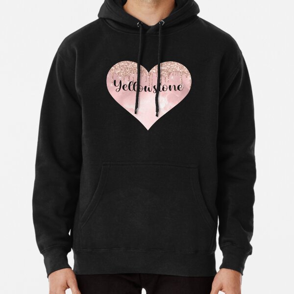 Yellowstone trip in glitter heart Pullover Hoodie RB1608 product Offical yellowstone Merch