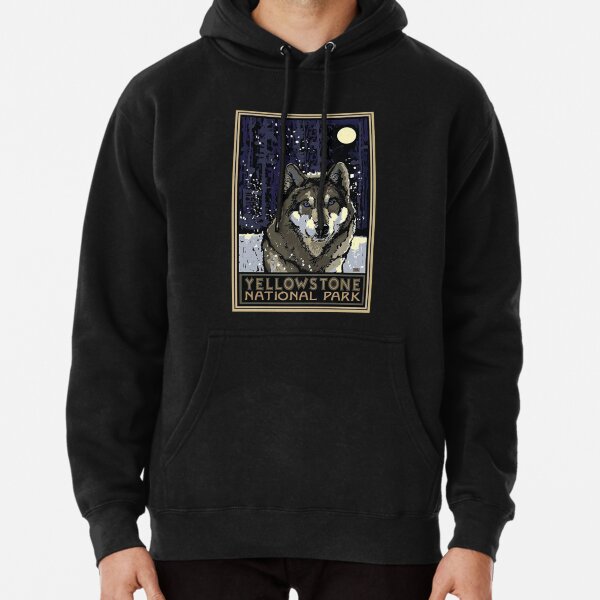 Yellowstone National Park retro  Pullover Hoodie RB1608 product Offical yellowstone Merch