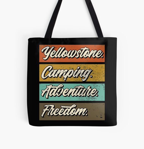 Yellowstone park.Camping adventure All Over Print Tote Bag RB1608 product Offical yellowstone Merch