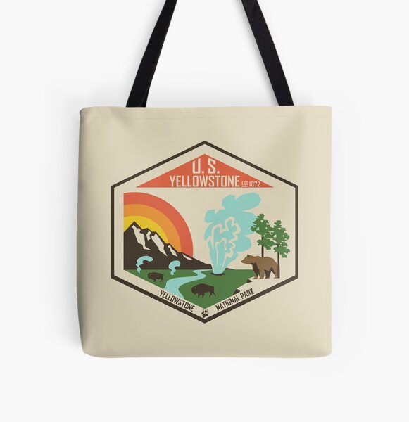 Yellowstone National Park All Over Print Tote Bag RB1608 product Offical yellowstone Merch