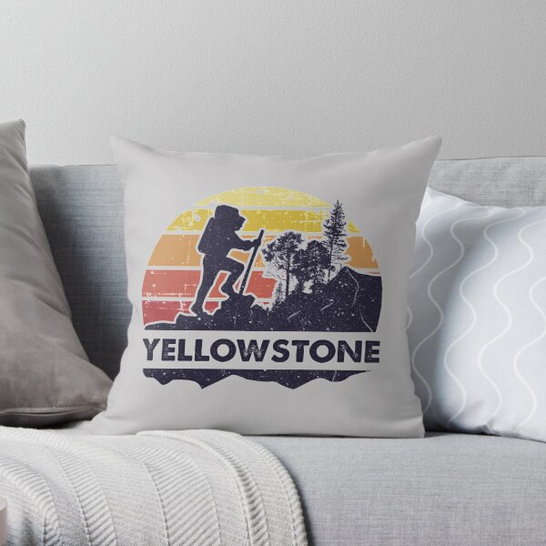 Yellowstone hiker gift Throw Pillow RB1608 product Offical yellowstone Merch