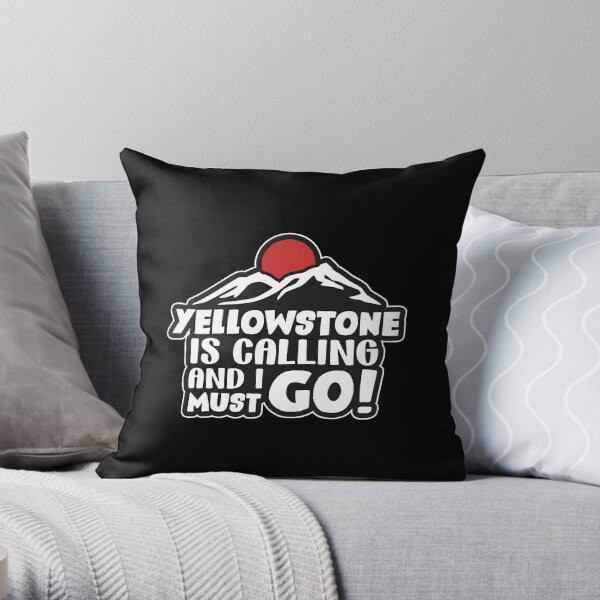 Yellowstone is calling Throw Pillow RB1608 product Offical yellowstone Merch