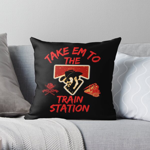 Yellowstone You Need A Ride To The Train Station  Throw Pillow RB1608 product Offical yellowstone Merch