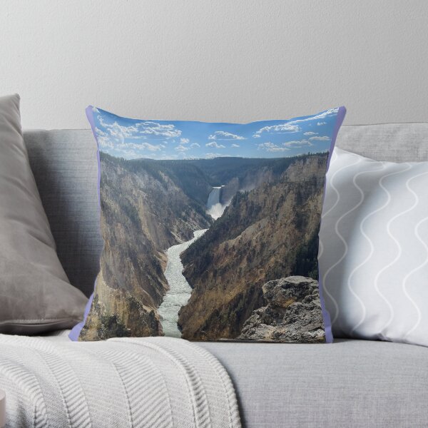 Grand Canyon of Yellowstone Throw Pillow RB1608 product Offical yellowstone Merch