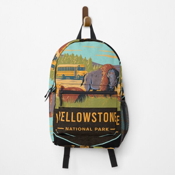Yellowstone National Park Bus Tour Backpack RB1608 product Offical yellowstone Merch