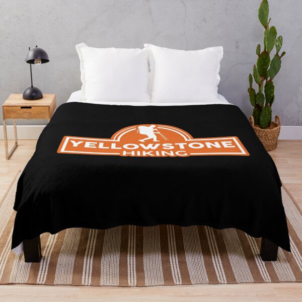 Yellowstone hiking trip Throw Blanket RB1608 product Offical yellowstone Merch