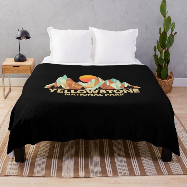 Yellowstone national park. Yellowstone Throw Blanket RB1608 product Offical yellowstone Merch