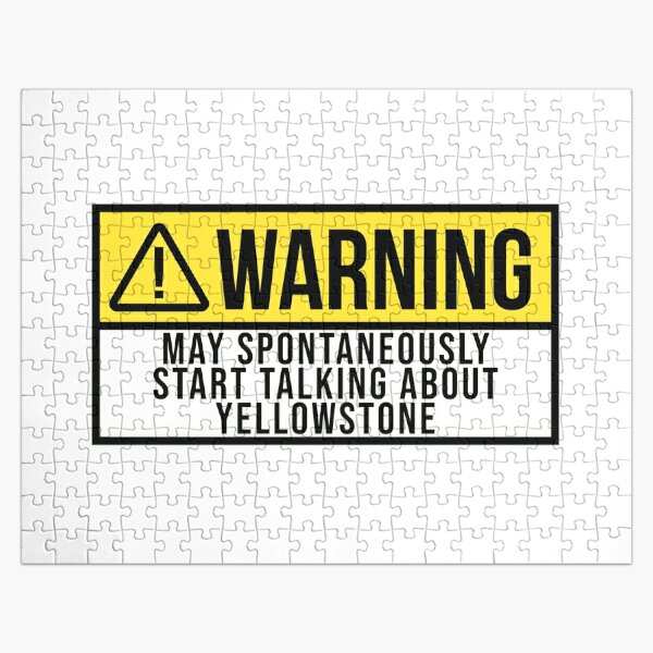 May Spontaneously Start Talking About Yellowstone Jigsaw Puzzle RB1608 product Offical yellowstone Merch