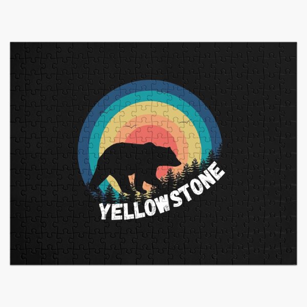 bear Yellowstone national park  Jigsaw Puzzle RB1608 product Offical yellowstone Merch