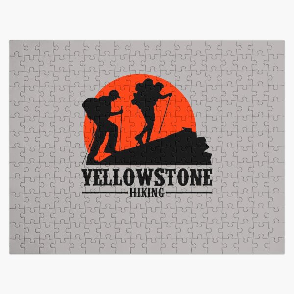 Yellowstone hiking trip gift Jigsaw Puzzle RB1608 product Offical yellowstone Merch