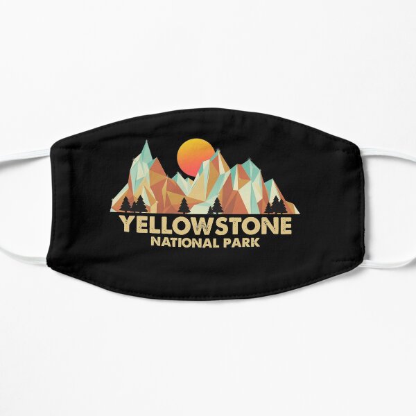 Yellowstone national park. Yellowstone Flat Mask RB1608 product Offical yellowstone Merch