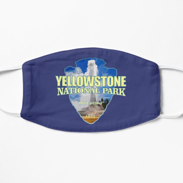 Yellowstone National Park (arrowhead) Flat Mask RB1608 product Offical yellowstone Merch