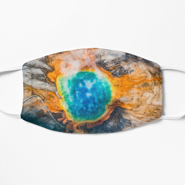 Yellowstone Grand Prismatic Spring Flat Mask RB1608 product Offical yellowstone Merch